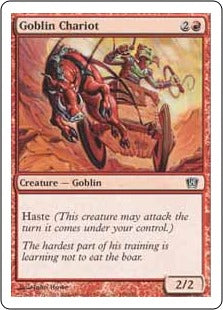 [193]【JP】【FOIL】ゴブリンの戦車/Goblin Chariot【8ED】[C][赤]