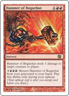 [198]【JP】【FOIL】ボガーダンの鎚/Hammer of Bogardan【8ED】[R][赤]