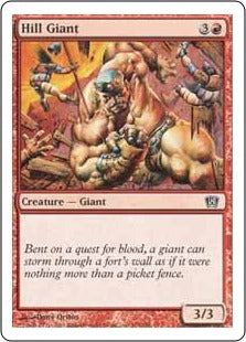 [199]【EN】丘巨人/Hill Giant【8ED】[C][赤]
