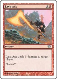 [202]【EN】溶岩の斧/Lava Axe【8ED】[C][赤]