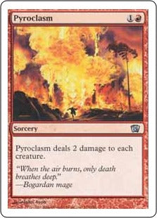 [215]【EN】【FOIL】紅蓮地獄/Pyroclasm【8ED】[U][赤]