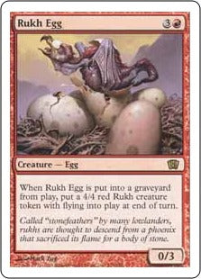 [221]【EN】ルフ鳥の卵/Rukh Egg【8ED】[R][赤]