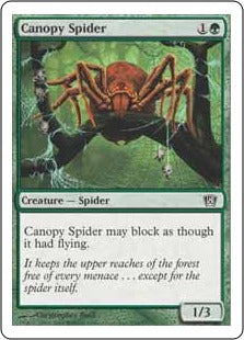 [241]【JP】梢の蜘蛛/Canopy Spider【8ED】[C][緑]