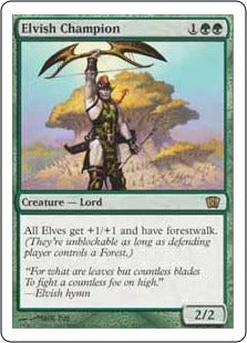 [246]【JP】【FOIL】エルフのチャンピオン/Elvish Champion【8ED】[R][緑]