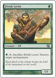 [247]【JP】【FOIL】エルフの抒情詩人/Elvish Lyrist【8ED】[U][緑]
