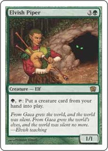 [249]【JP】【FOIL】エルフの笛吹き/Elvish Piper【8ED】[R][緑]