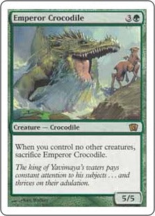 [251]【EN】【FOIL】皇帝クロコダイル/Emperor Crocodile【8ED】[R][緑]