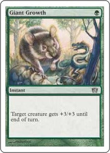 [260]【EN】【FOIL】巨大化/Giant Growth【8ED】[C][緑]