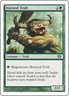[263]【JP】有角トロール/Horned Troll【8ED】[C][緑]
