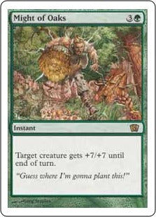 [271]【EN】【FOIL】樫の力/Might of Oaks【8ED】[R][緑]