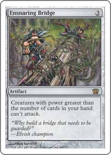[307]【EN】【FOIL】罠の橋/Ensnaring Bridge【8ED】[R][茶]
