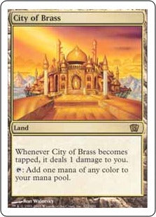 [329]【EN】【FOIL】真鍮の都/City of Brass【8ED】[R][土地]