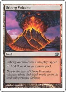 [334]【JP】アーボーグの火山/Urborg Volcano【8ED】[U][土地]