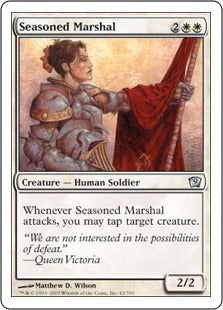 [042]【EN】歴戦の司令官/Seasoned Marshal【9ED】[U][白]
