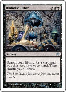 [125]【EN】魔性の教示者/Diabolic Tutor【9ED】[U][黒]