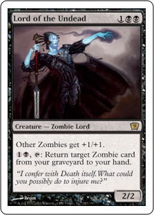 [143]【EN】アンデッドの王/Lord of the Undead【9ED】[R][黒]