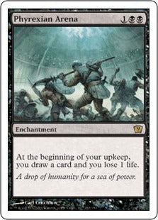 [152]【EN】ファイレクシアの闘技場/Phyrexian Arena【9ED】[R][黒]