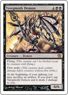 [170]【EN】ヨーグモスの悪魔/Yawgmoth Demon【9ED】[R][黒]