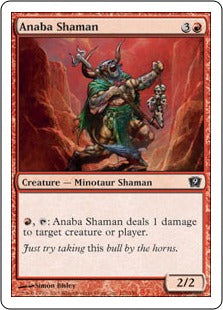 [172]【EN】アナーバのシャーマン/Anaba Shaman【9ED】[C][赤]
