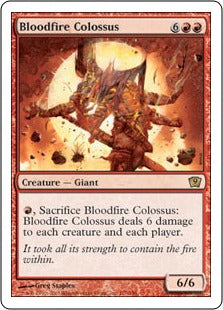 [177]【JP】沸血の巨像/Bloodfire Colossus【9ED】[R][赤]