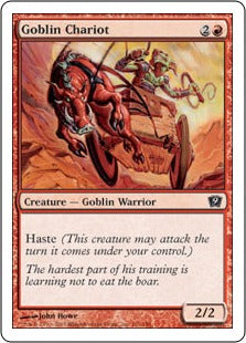 [191]【EN】ゴブリンの戦車/Goblin Chariot【9ED】[C][赤]