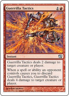 [196]【EN】ゲリラ戦術/Guerrilla Tactics【9ED】[U][赤]