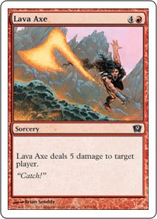 [200]【EN】溶岩の斧/Lava Axe【9ED】[C][赤]