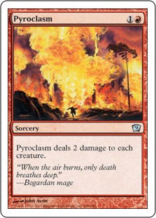 [208]【EN】紅蓮地獄/Pyroclasm【9ED】[U][赤]
