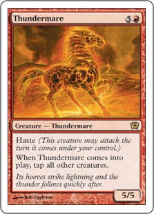 [224]【JP】サンダーメア/Thundermare【9ED】[R][赤]