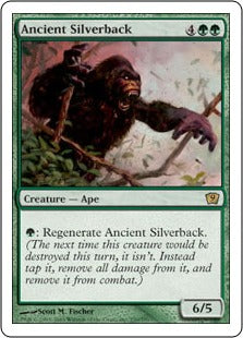 [230]【JP】年経たシルバーバック/Ancient Silverback【9ED】[R][緑]
