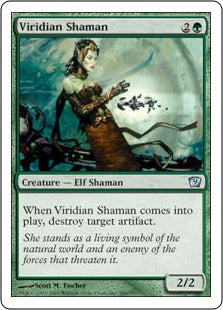 [280]【JP】ヴィリジアンのシャーマン/Viridian Shaman【9ED】[U][緑]