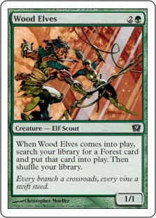 [283]【EN】ウッド・エルフ/Wood Elves【9ED】[C][緑]