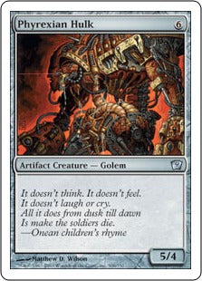 [306]【JP】ファイレクシアの大男/Phyrexian Hulk【9ED】[U][茶]