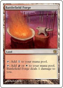 [318]【EN】戦場の鍛冶場/Battlefield Forge【9ED】[R][土地]