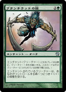 [232]【JP】【FOIL】ブランチウッドの鎧/Blanchwood Armor【9ED】[U][緑]
