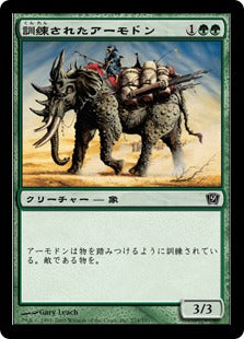 [274]【JP】【FOIL】訓練されたアーモドン/Trained Armodon【9ED】[C][緑]