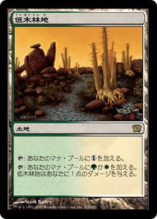 [319]【JP】【FOIL】低木林地/Brushland【9ED】[R][土地]