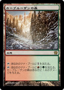 [321]【JP】【FOIL】カープルーザンの森/Karplusan Forest【9ED】[R][土地]