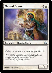 [006]【EN】【FOIL】祝福された語り部/Blessed Orator【9ED】[U][白]