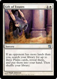 [015]【EN】【FOIL】土地の寄進/Gift of Estates【9ED】[U][白]