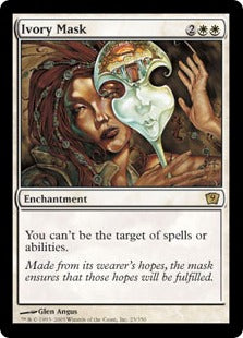 [023]【EN】【FOIL】象牙の仮面/Ivory Mask【9ED】[R][白]