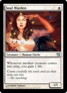 [046]【EN】【FOIL】魂の管理人/Soul Warden【9ED】[U][白]