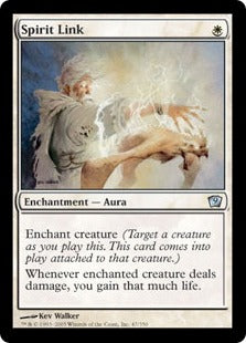 [047]【EN】【FOIL】魂の絆/Spirit Link【9ED】[U][白]