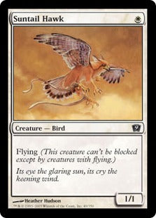 [049]【EN】【FOIL】陽光尾の鷹/Suntail Hawk【9ED】[C][白]