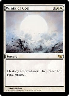 [056]【EN】【FOIL】神の怒り/Wrath of God【9ED】[R][白]
