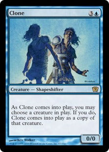 [067]【EN】【FOIL】クローン/Clone【9ED】[R][青]