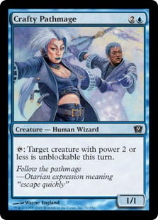 [071]【EN】【FOIL】狡猾な抜け道魔道士/Crafty Pathmage【9ED】[C][青]
