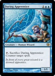 [072]【EN】【FOIL】果敢な弟子/Daring Apprentice【9ED】[R][青]