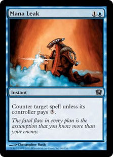 [086]【EN】【FOIL】マナ漏出/Mana Leak【9ED】[C][青]