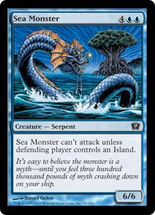[096]【EN】【FOIL】シー・モンスター/Sea Monster【9ED】[C][青]